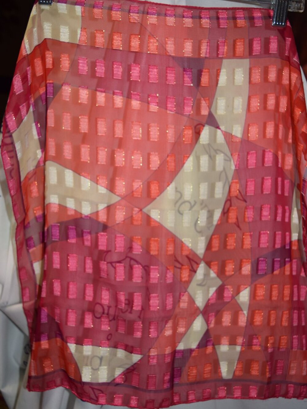 Jones of NY Pink Scarf 20x20
